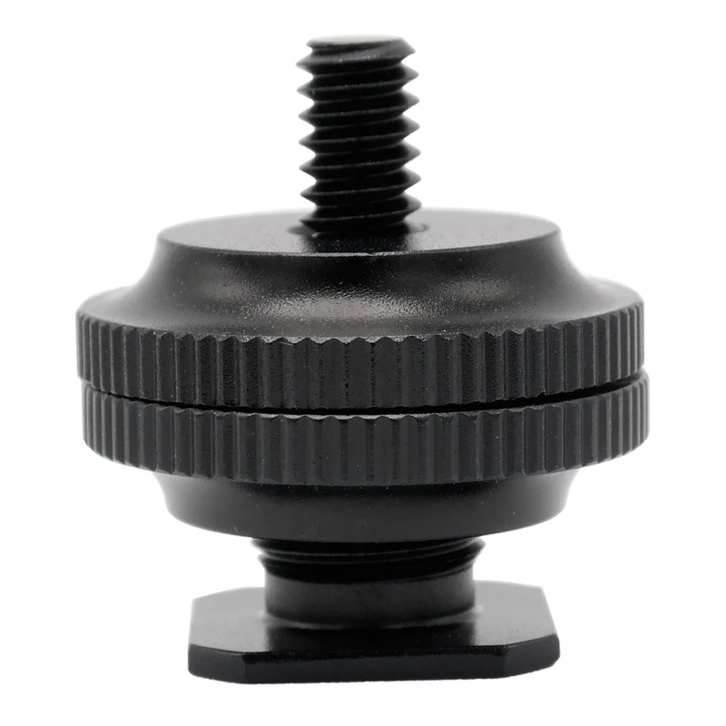Caruba hotshoe Adapter - Universeller hotshoe --> 1/4" Aussengewinde (mit Spacer)
