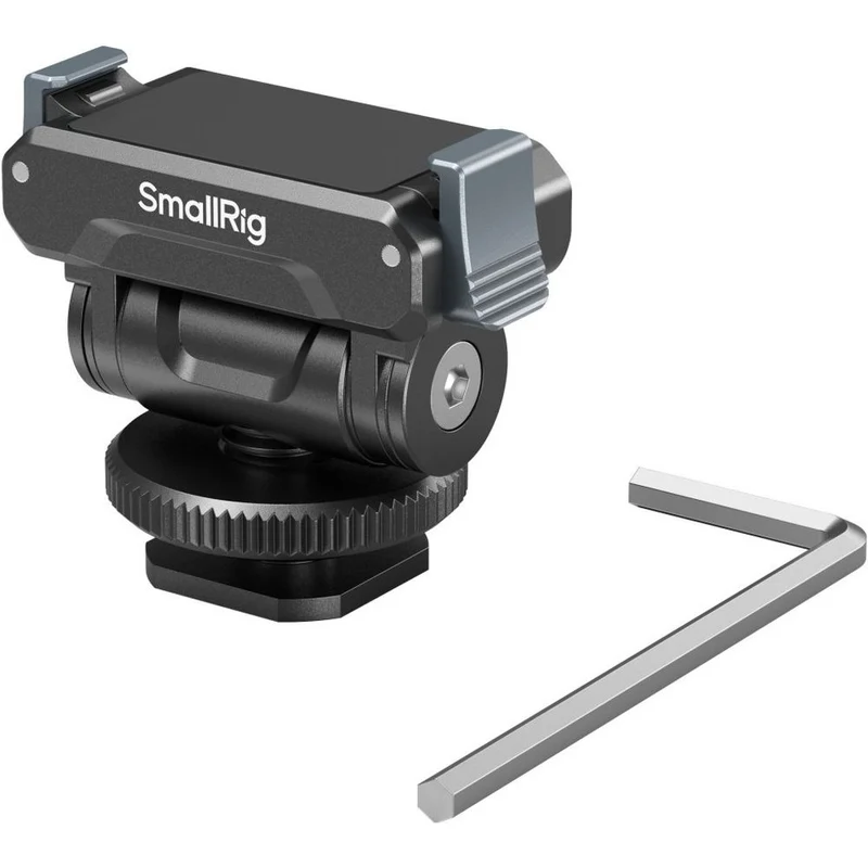 SmallRig 5436 Schnellspanner-Unterstützung für DJI Osmo Action 5 Pro / 4 / 3 mit Cold Shoe Adapter