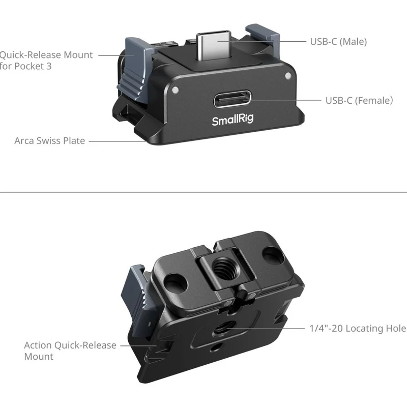 SmallRig 5376 Battery Adapter Plate for DJI Osmo Pocket 3
