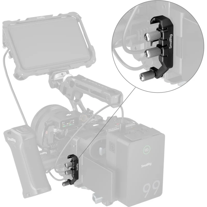 SmallRig 5592 USB-C & MULTI Kabelklemme für Käfige für Sony FX2