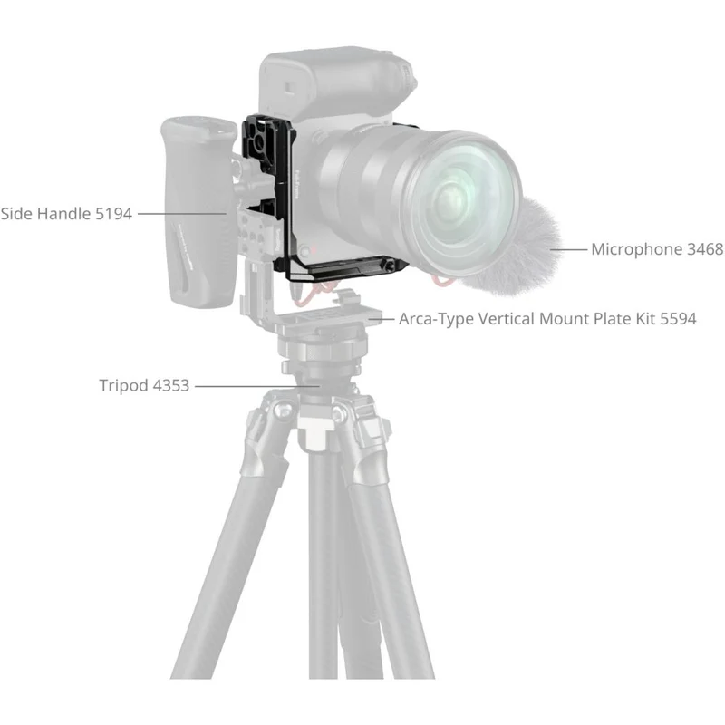 SmallRig 5591 Halbkäfig für Sony FX2