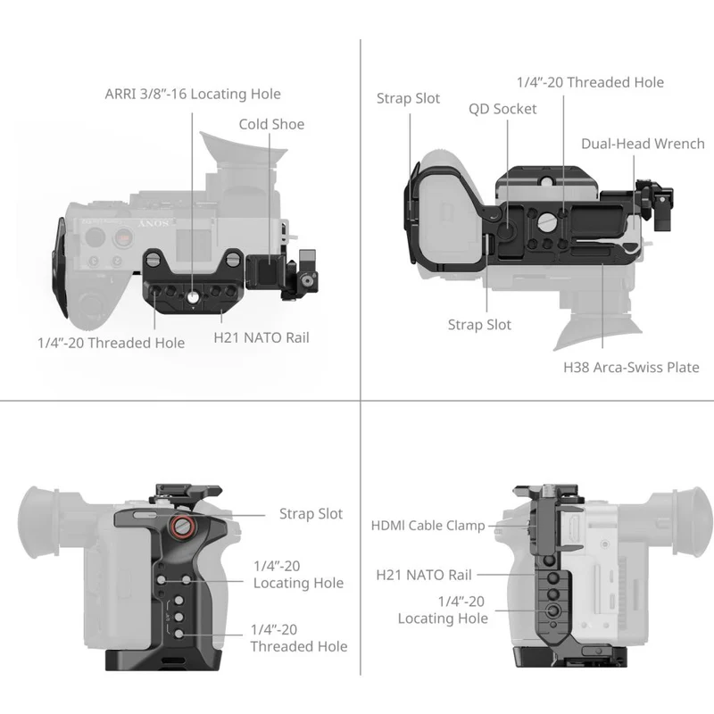 SmallRig 5588 Cage Kit for Sony FX2