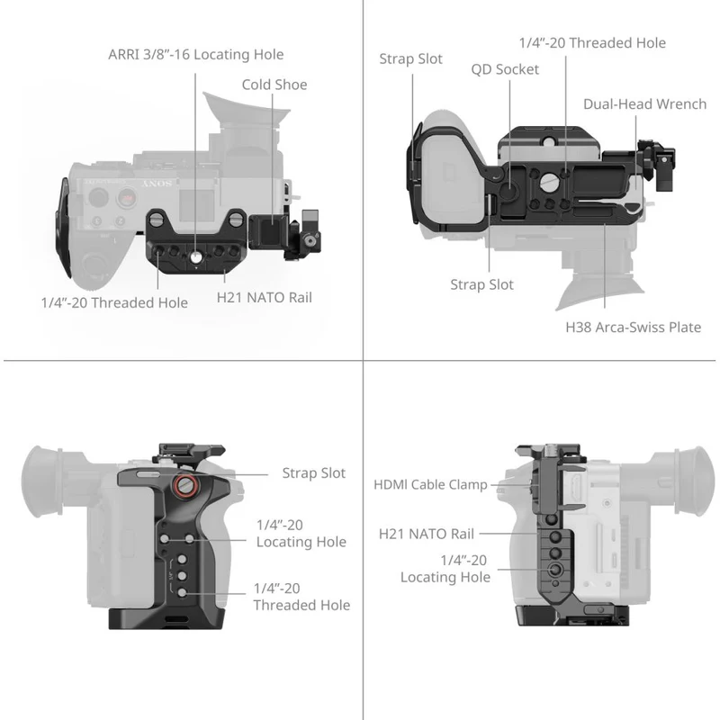 SmallRig 5587 Cage for Sony FX2