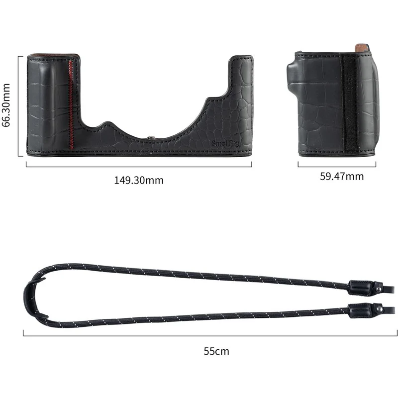 SmallRig 5095 Leather Case Kit for Nikon Z f (black)