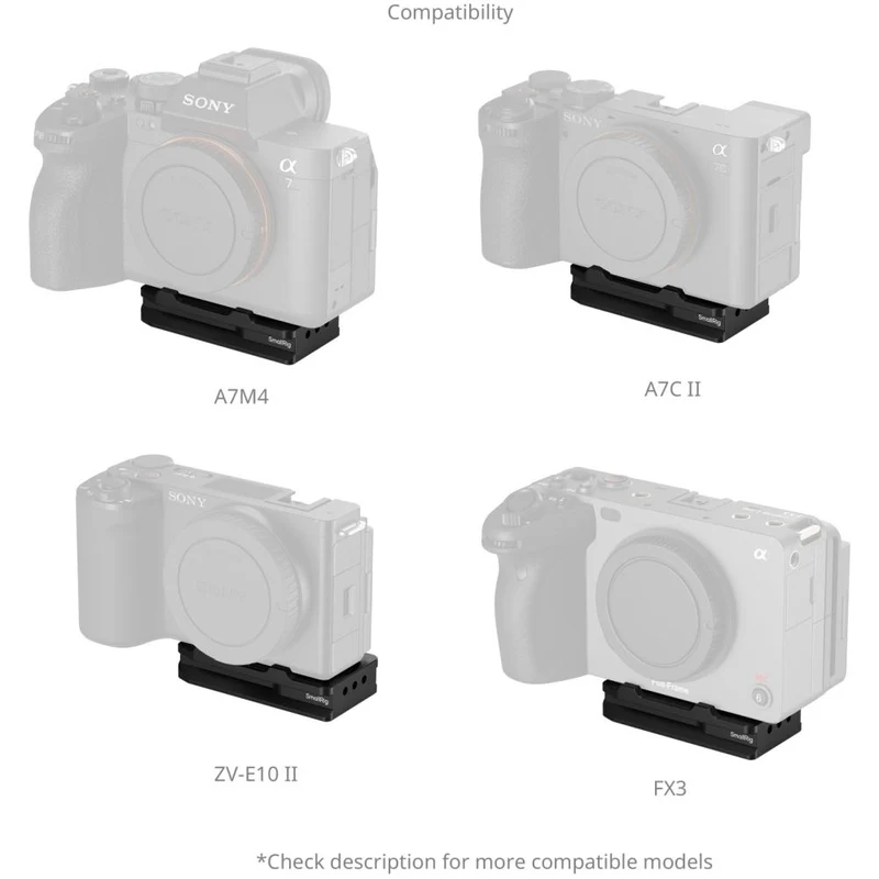 SmallRig MD5423 Arca-Swiss-Mount-Platte für AirTag für Sony
