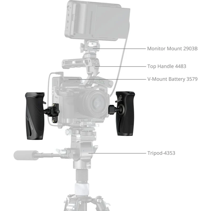 SmallRig 5160 Rotating Side Handle with NATO Clamp
