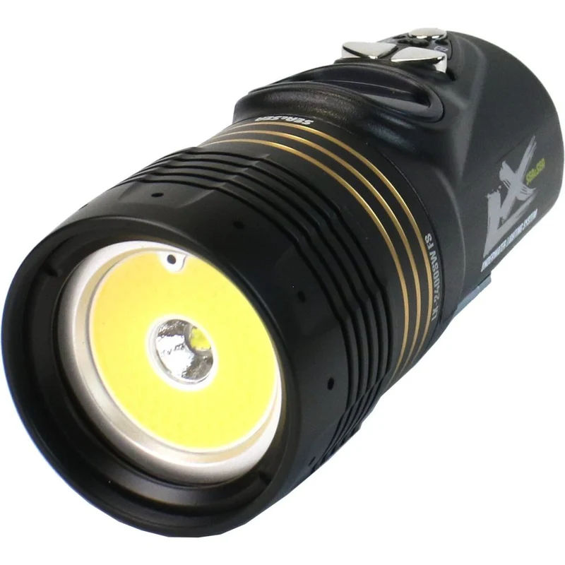 Sea&Sea LX-2400SW flood & spot photo video light kit, black