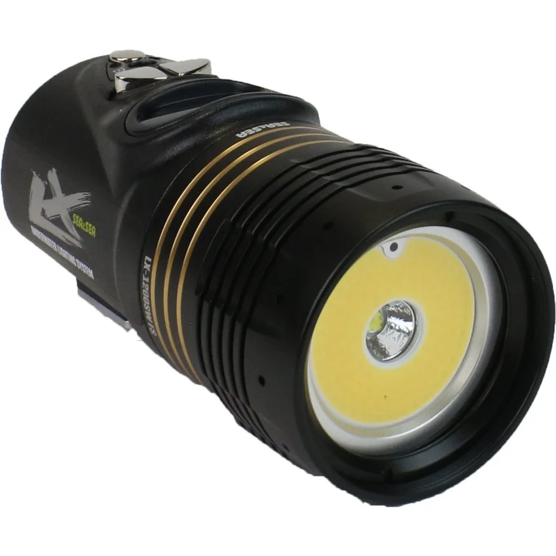 Sea&Sea LX-1200SW Flutlicht- und Spot-Foto-Video-Licht-Set, schwarz