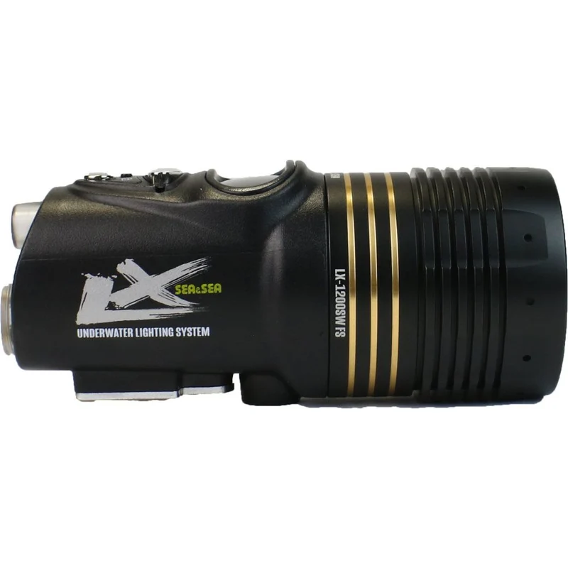 Sea&Sea LX-1200SW Flutlicht- und Spot-Foto-Video-Licht-Set, schwarz