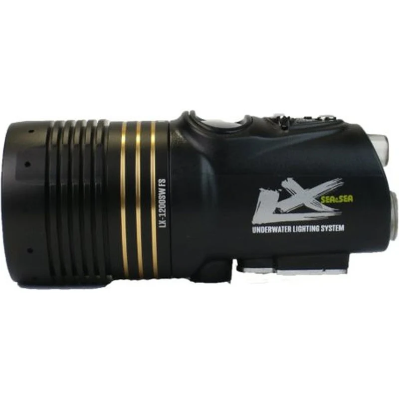 Sea&Sea LX-1200SW Flutlicht- und Spot-Foto-Video-Licht-Set, schwarz