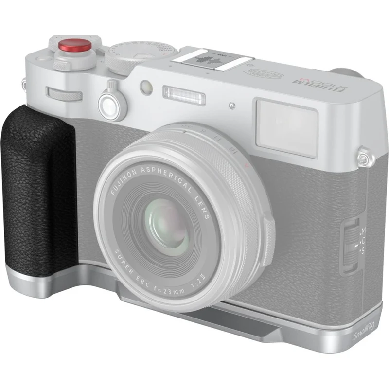 SmallRig 4555B L-Shape Mount Plate with Handle for FUJIFILM X100VI / X100V (Silver)