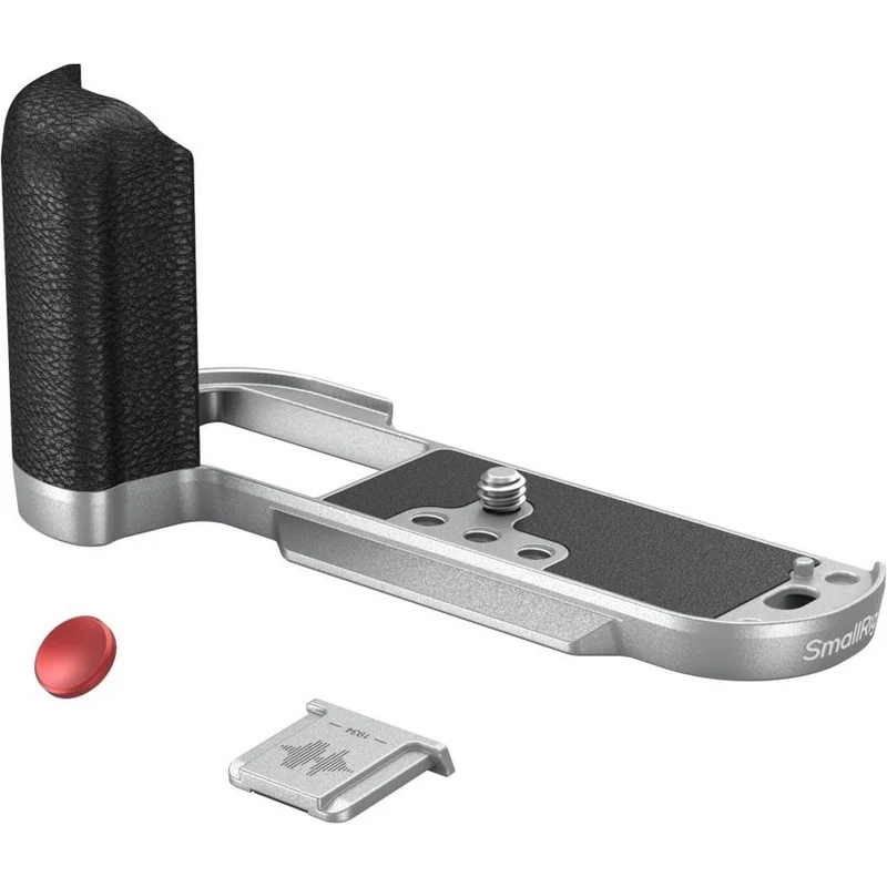 SmallRig 4713C L-förmige Montageplatte mit Silikongriff für FUJIFILM X-T50, silber