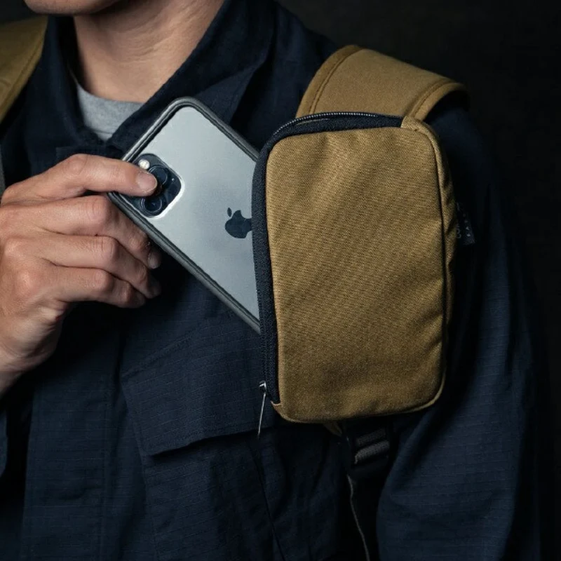 Wotancraft Add-on Phone Pouch Module - khaki