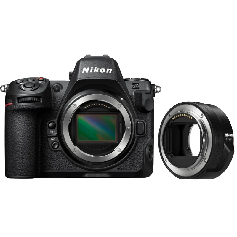 Nikon Z8 Mirrorless Camera + FTZ II Mount adapter