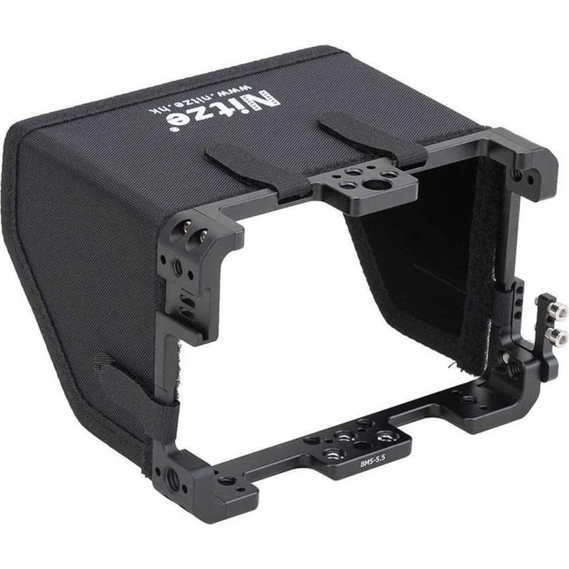 Nitze JTP2-BM5 Cage Portkeys BM5III / BM5III WR / BM5 WR with lens hood