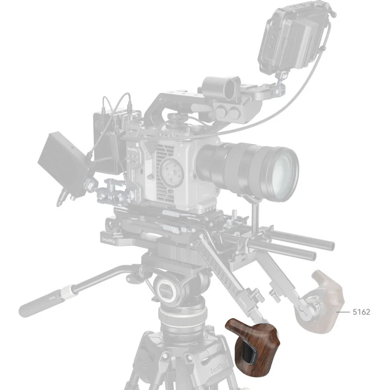 SmallRig 5193 Holzgriff der "ImageGrip"-Serie mit ARRI-Rosette (rechte Seite)