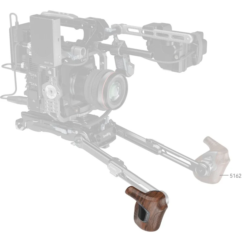 SmallRig 5193 Holzgriff der "ImageGrip"-Serie mit ARRI-Rosette (rechte Seite)