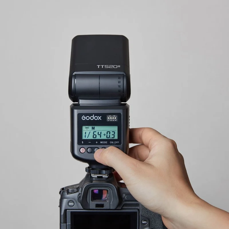 Godox TT520III Kamerablitz mit LCD-Bildschirm
