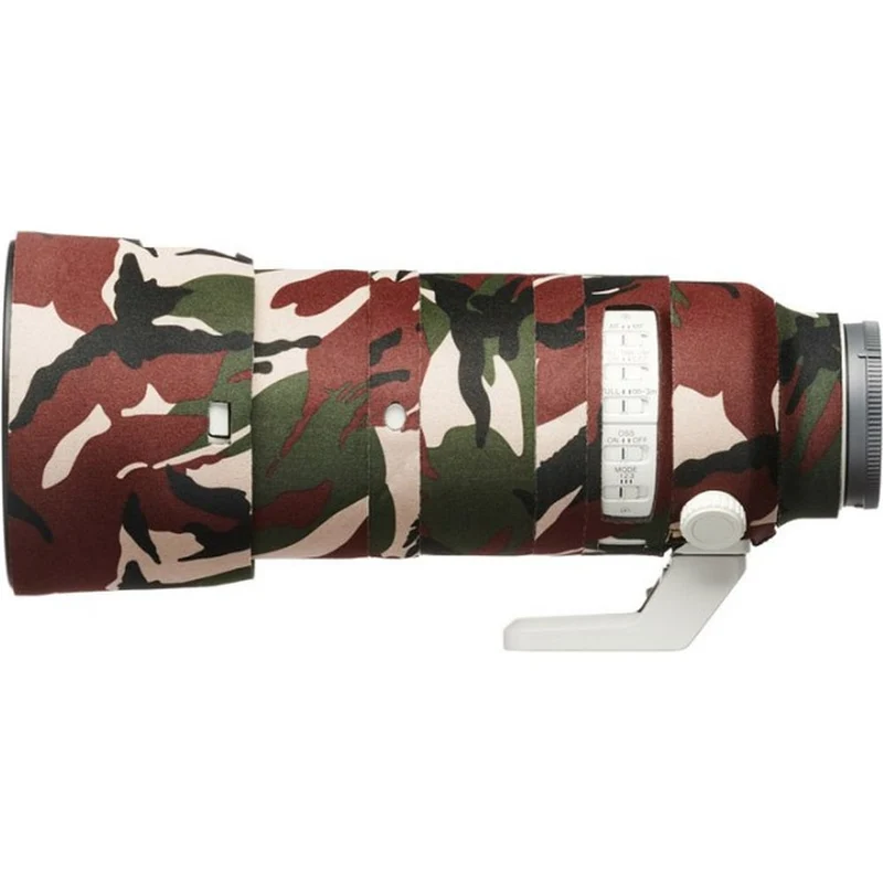 easyCover Objektivabdeckung Eiche für Sony FE 70-200mm f/2.8 GM OSS II Grün-Camouflage