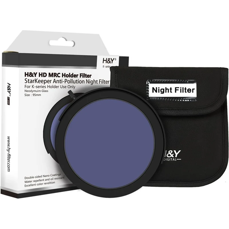 H&Y K-Series Antiverschmutzungs-Nachtfilter 95mm Einschraubfilter
