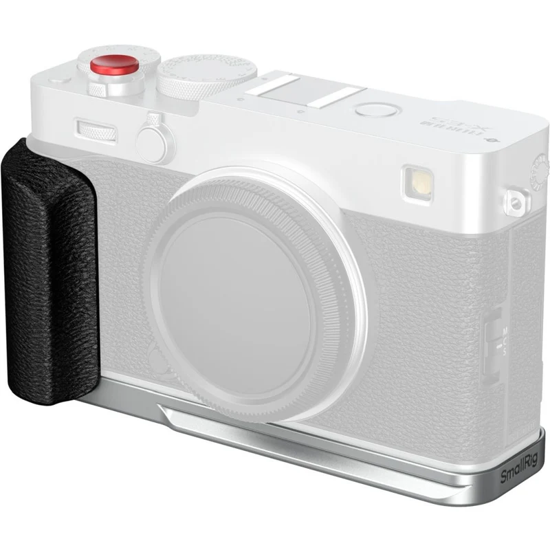 SmallRig 5447 L-Shaped Mount Plate with Silicone Handle for Fujifilm X-E5, silver