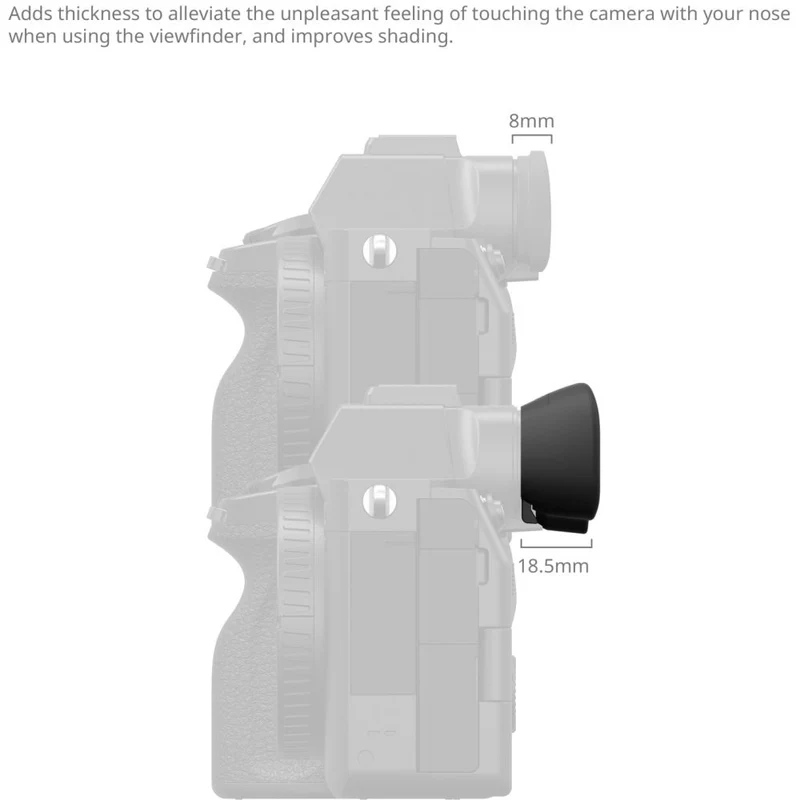 SmallRig 5255 Kamera-Sucher-Augenmuschel für ausgewählte Kameras der Sony Alpha 1 / Alpha 7 / Alpha 9 Serie