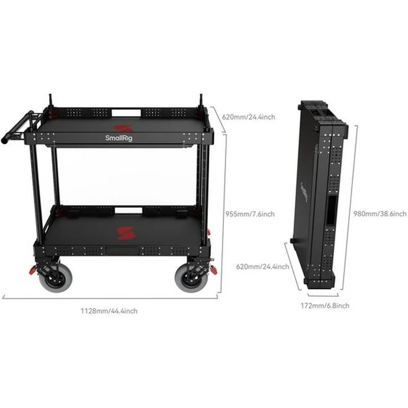 SmallRig MD4573 36" Lightweight Video Production Camera Cart