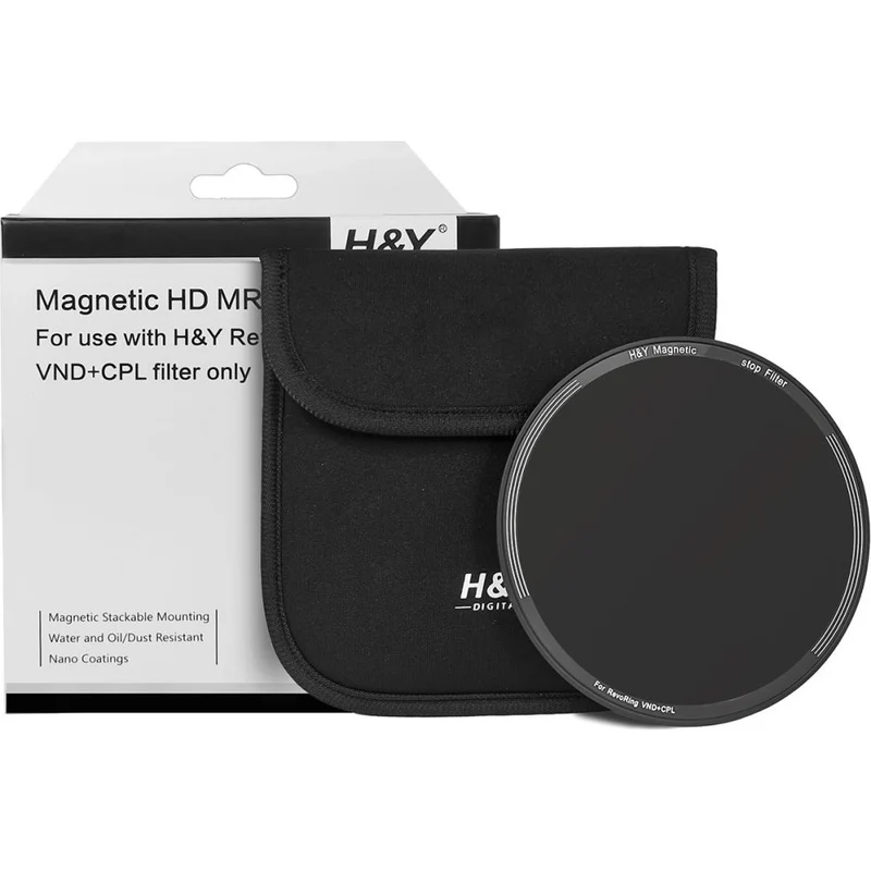 H&Y ND8 magnetic clip-on filter for RevoRing 67-82mm