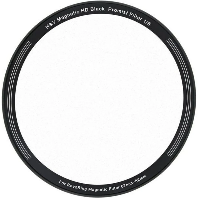 H&Y Black fog magnetic 1/8 clip-on filter for RevoRing 67-82mm