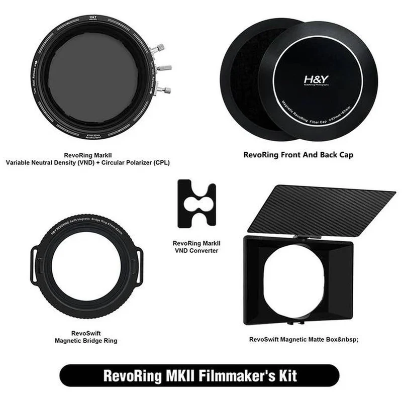 H&Y Revoring MKII video kit 58-77mm (RNC77-II + RBR-72 + RMBOX + RC01)