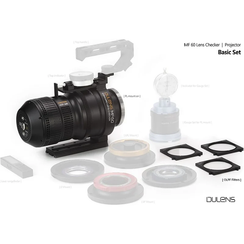 Dulens MF60 Objektiv Checker | Projektor Basis Set
