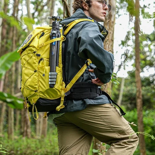 Leofoto Backup Series Backpack 35L Yellow Incl. Medium Divider