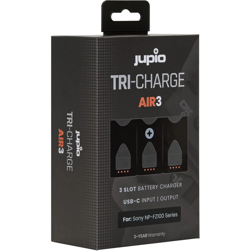 Jupio Tri-Charge AIR3 Sony FZ100 Series