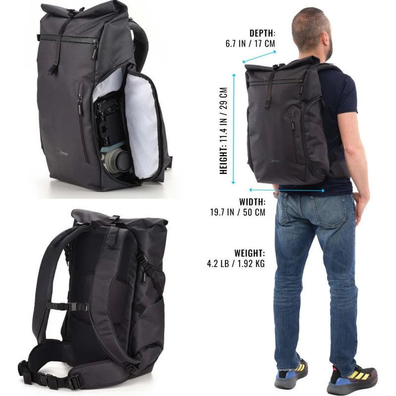 Shimoda Rucksack Side Street 28 Starterset - anthrazit - 520-382