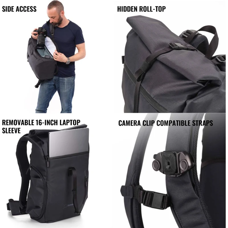 Shimoda Backpack Side Street 22 Starter Kit - anthracite - 520-380