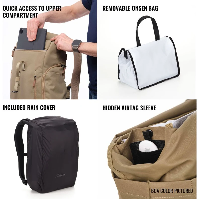 Shimoda Backpack Side Street 22 Starter Kit - anthracite - 520-380