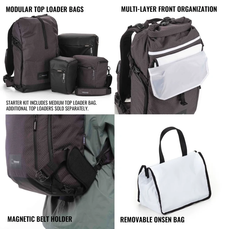 Shimoda Backpack Sidecountry 32 Starter Kit - black/white - 520-355
