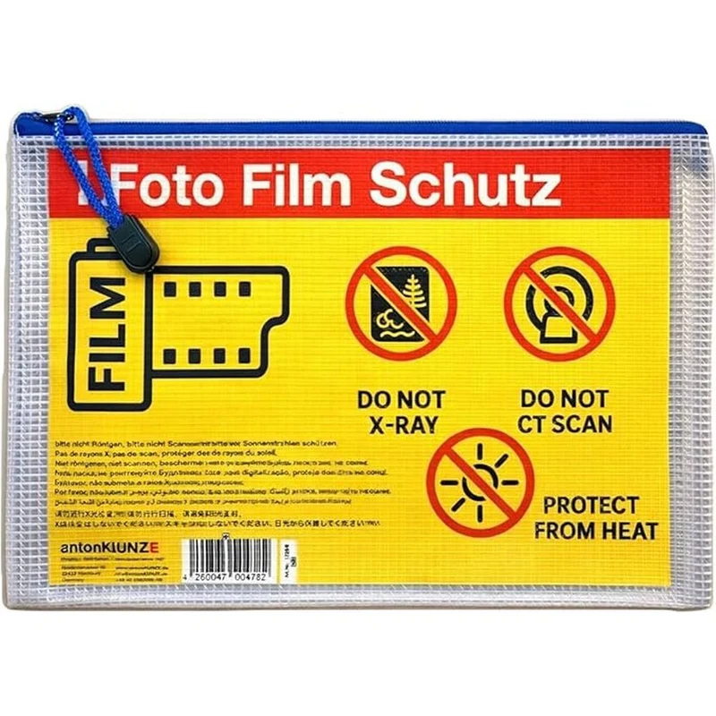 Domke Filmguard Foto-Filmschutz A5 Tasche für 10 x 35mm / 120 Film 4er-Pack - Blau, Grün, Rot, Gelb