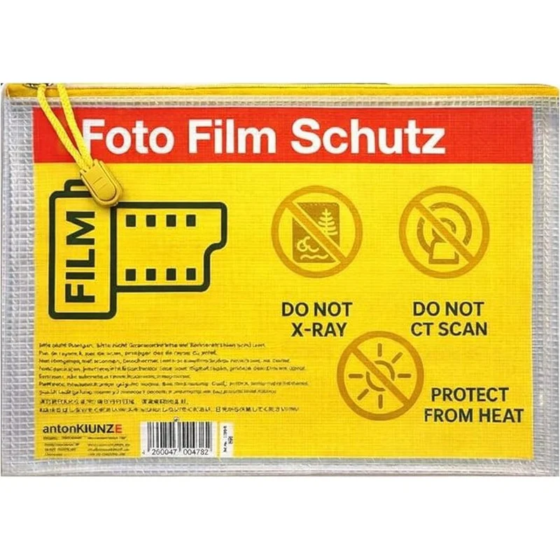 Domke Filmguard Foto-Filmschutz A5 Tasche für 10 x 35mm / 120 Film 4er-Pack - Blau, Grün, Rot, Gelb