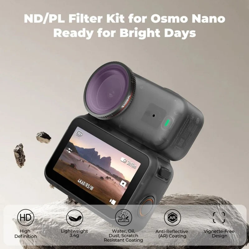 Freewell DJI Osmo Nano Filters Bright Day - 4Pack