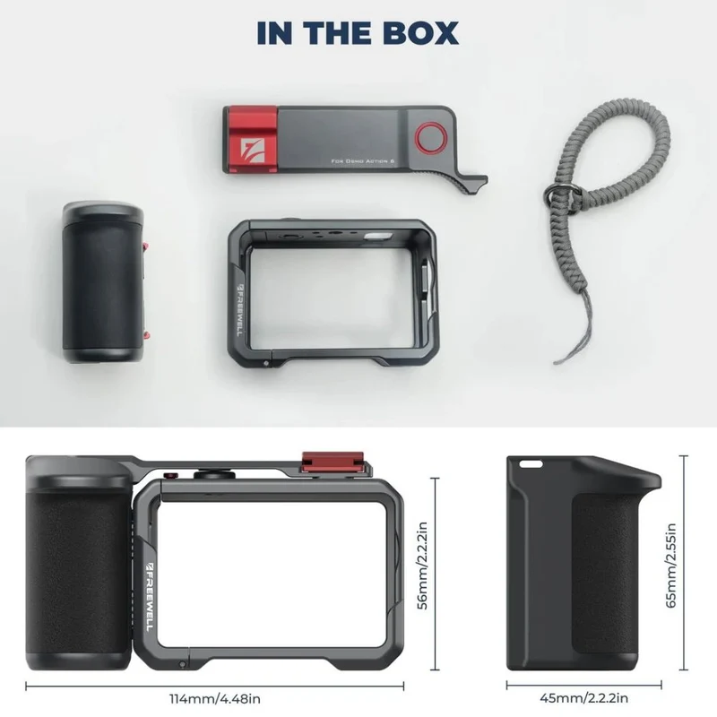 Freewell DJI Osmo Action 6 Creator Pro Cage