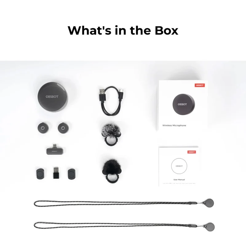 Obsbot Vox SE Wireless Live Streaming Microphone