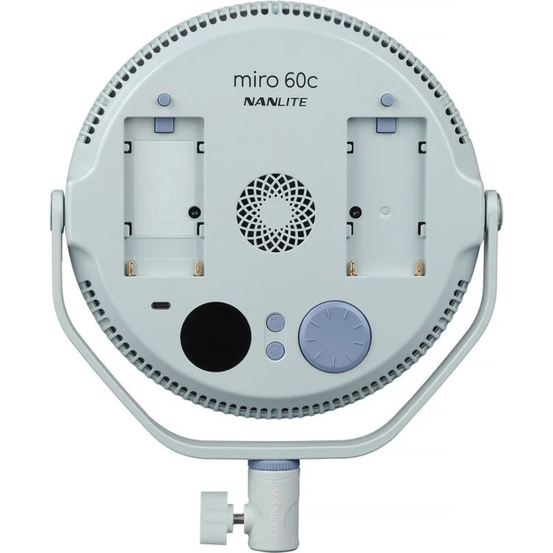 Nanlite Miro 60c LED-Vollfarb-Rundpanelleuchte (mintblau)