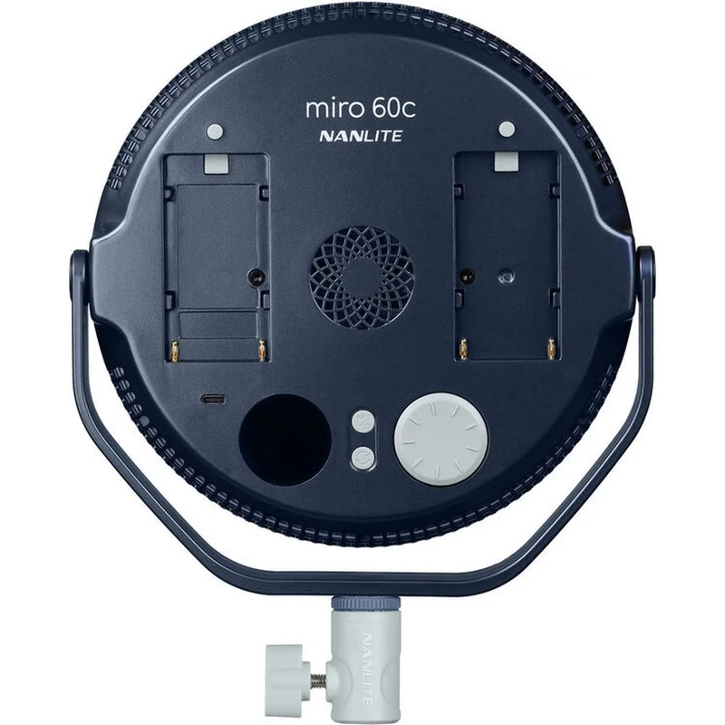 Nanlite Miro 60c LED-Vollfarb-Rundpanelleuchte (Mitternachtsblau)
