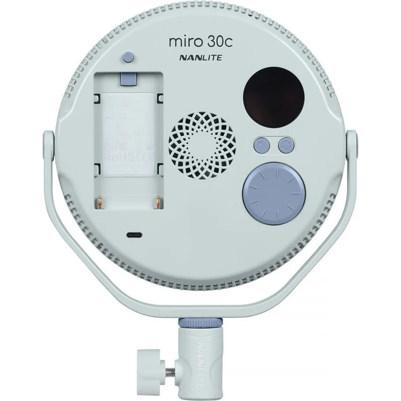 Nanlite Miro 30c LED-Vollfarb-Rundpanelleuchte (mintblau)
