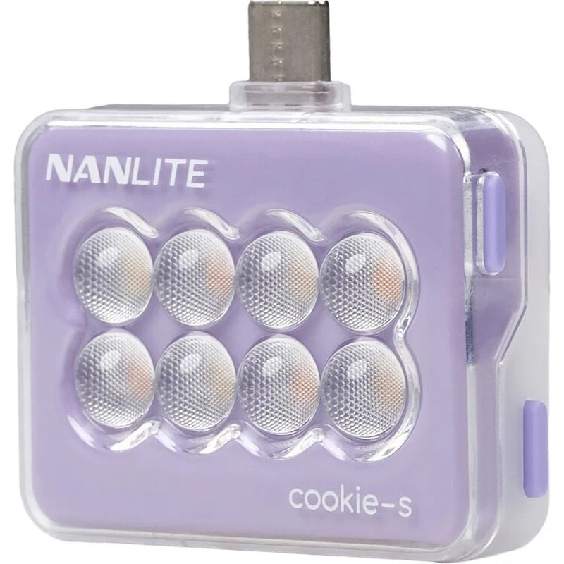 Nanlite Cookie-S LED-Minileuchte (Lavendel)