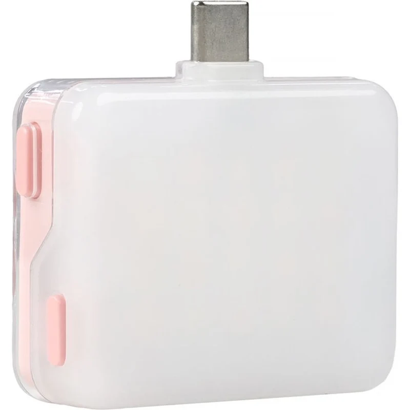 Nanlite Cookie-S LED-Minileuchte (Korallenrosa)