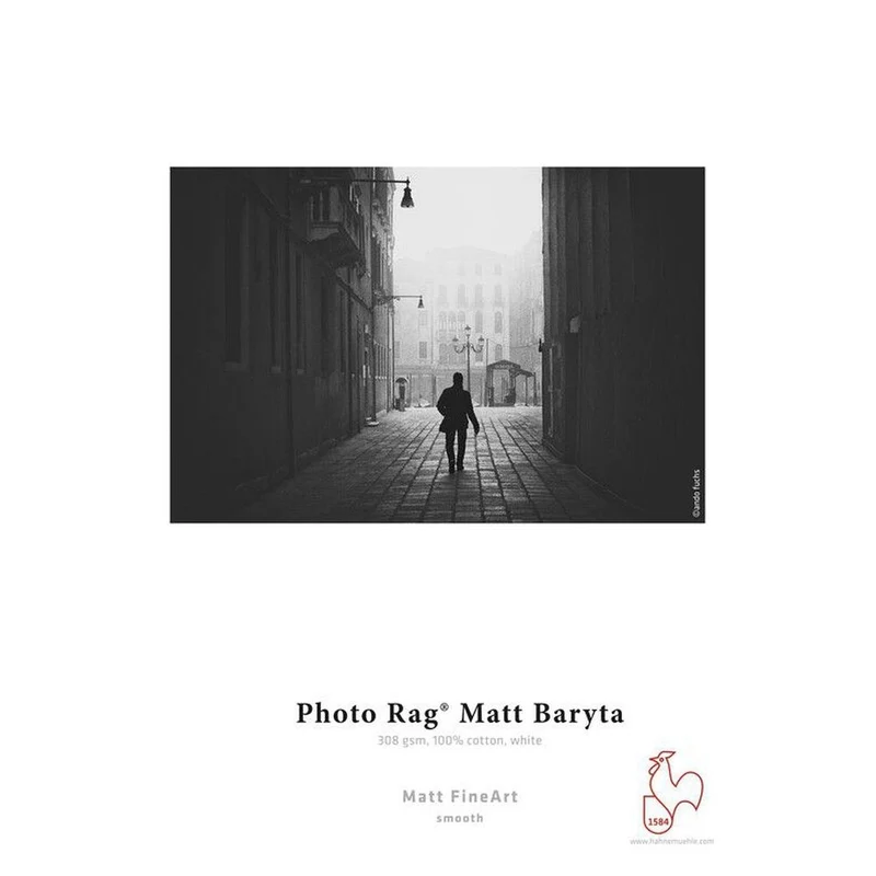 Hahnemühle Photo Rag Matt Baryta 308g 44" roll 12m