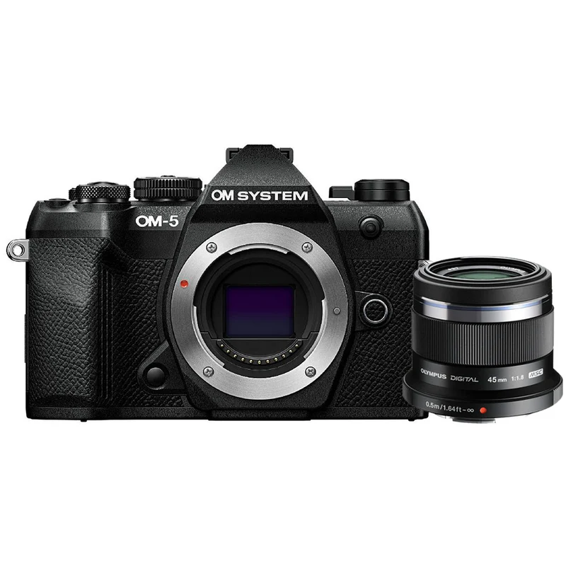 OM SYSTEM OM-5 II black + 45mm f/1.8