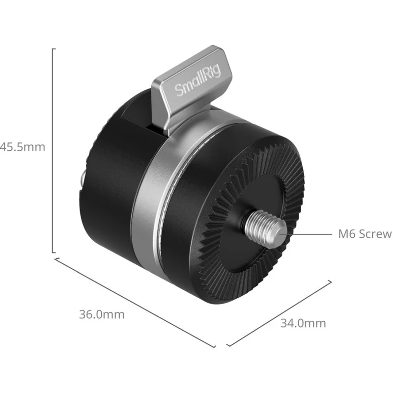 SmallRig 5134 Drehbarer Rosettenadapter im ARRI-Stil